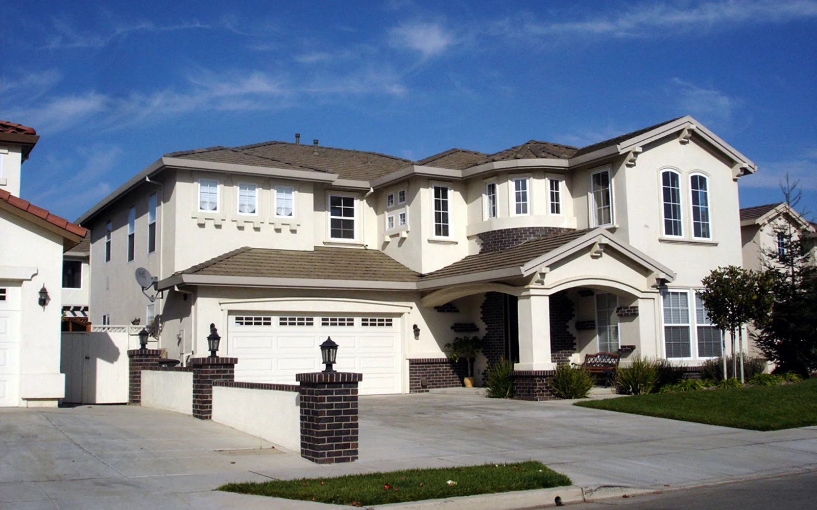 Large suburban residential home in California